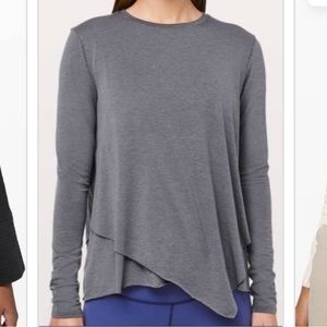 Lululemon Sweetest Day Gray Long Sleeve